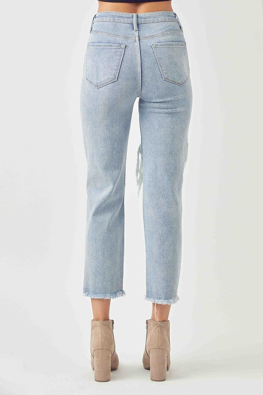 THE CHARLIE HIGH-RISE STRAIGHT JEANS