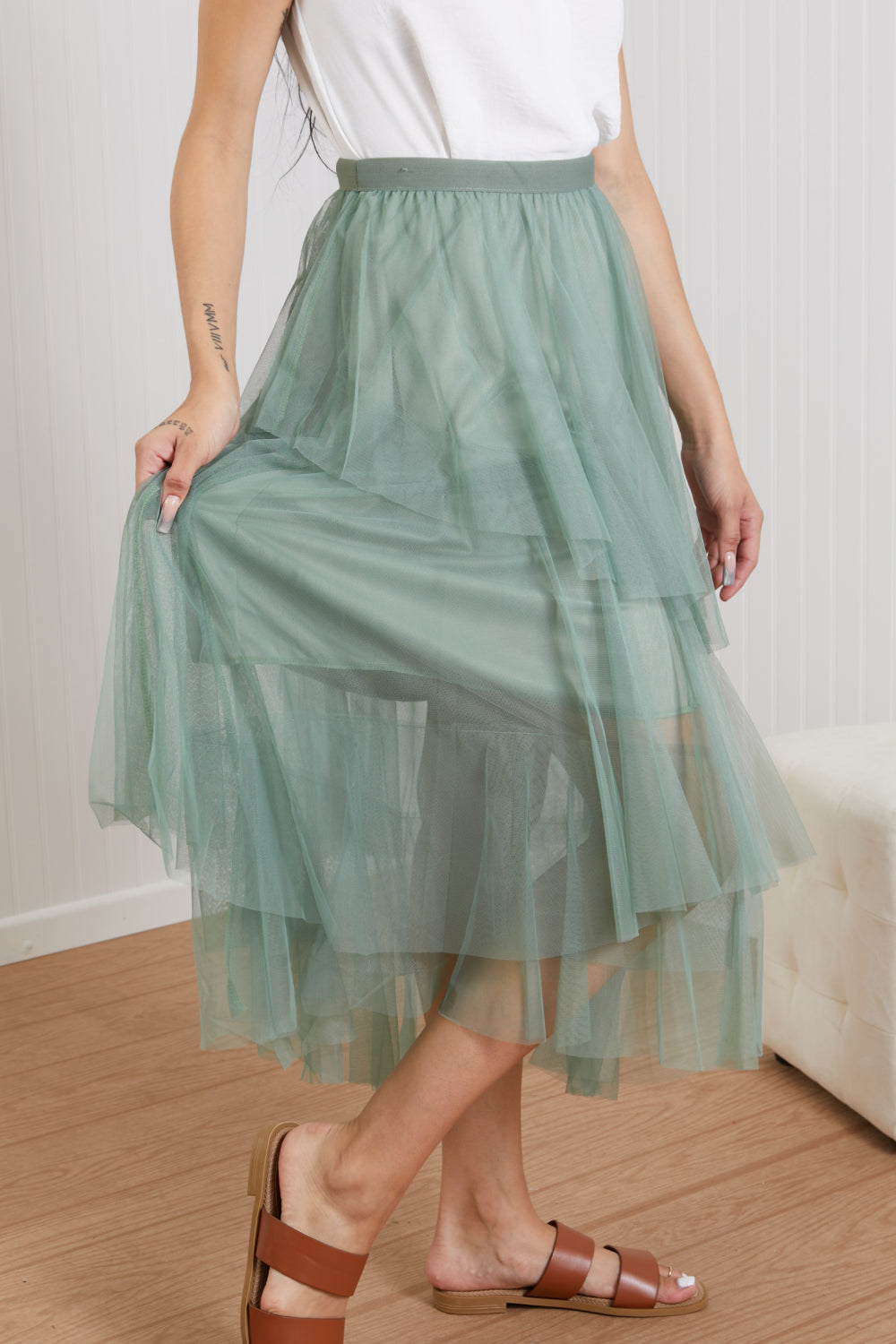 Ninexis Ruffles and Romance Tiered Tulle Skirt